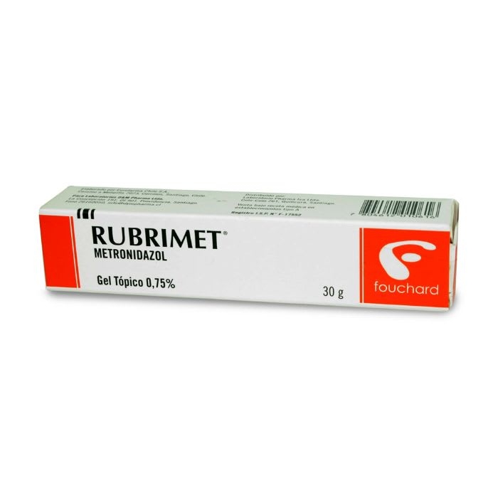 Rubrimet Metronidazol Gel Topico 0,75% 30g (Fouchard): imagen 1