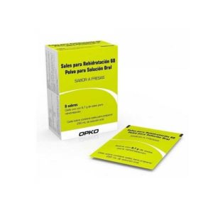 SALES PARA REHIDRATACION 60 mEq 8 Sobres