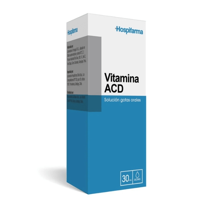 VITAMINAS ACD 30mL Gotas: imagen 1