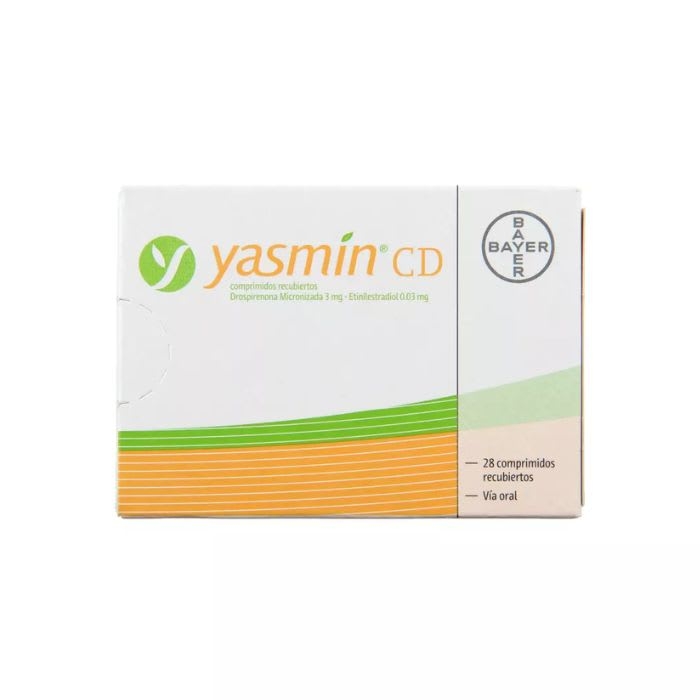 YASMIN® CD  28 3 mg/ 0,03 mg Comprimidos Recubiertos (DROSPIRENONA/ ETINILESTRADIOL): imagen 1