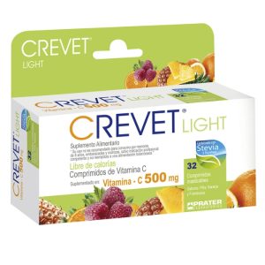 CREVET LIGHT Vitamina C 500 mg 32 Comp Masticables