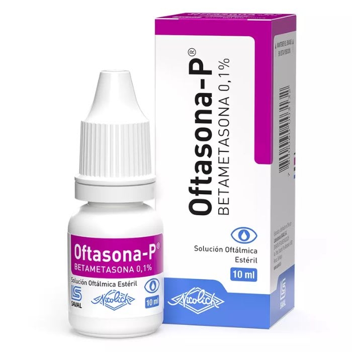 Oftasona-P® 0.1% 10mL Solución Oftálmica (BETAMETASONA): imagen 1