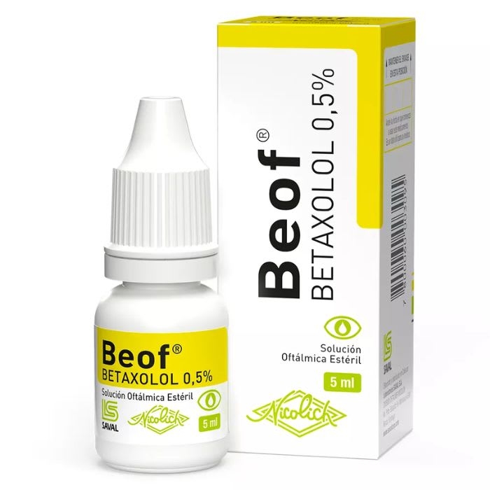 BEOF® 0.5% 5mL Solución Oftálmica (BETAXOLOL): imagen 1