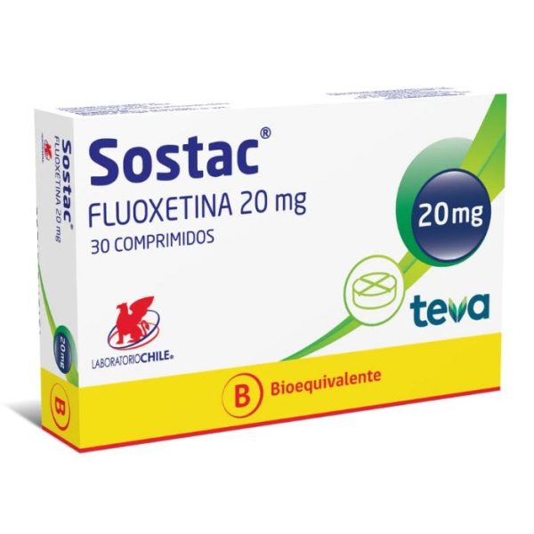 SOSTAC® (FLUOXETINA) 20 mg 30 Comprimidos