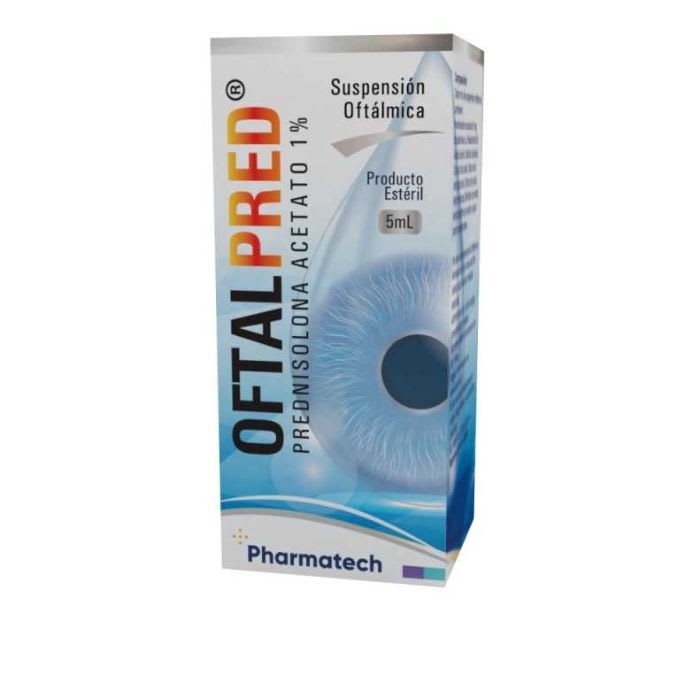 OFTALPRED® 1% Solución Oftálmica 5mL (PREDNISOLONA): imagen 1