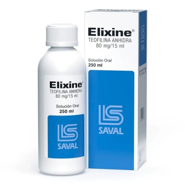 ELIXINE® 80mg/15mL 250 mL Solución Oral (TEOFILINA)