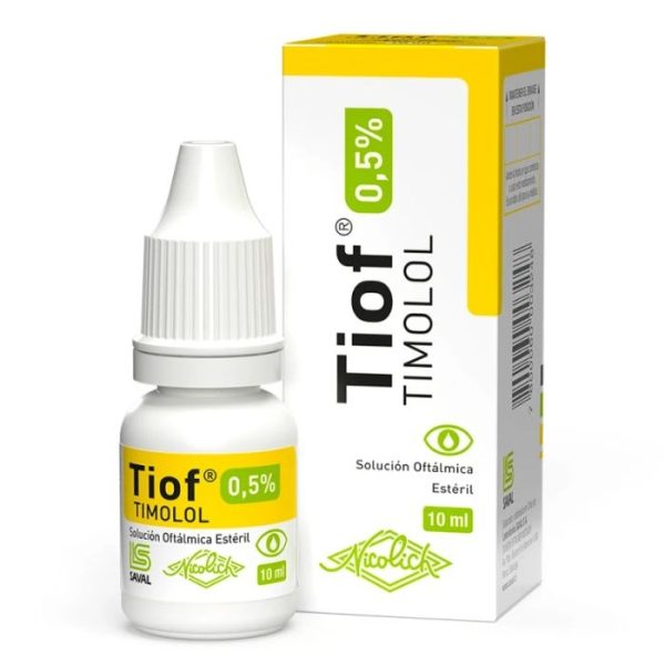TIOF® 0.5% 10 mL Solución Oftálmica (TIMOLOL)