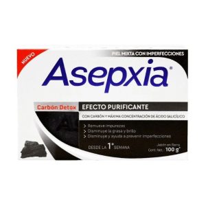 JABON en barra Carbon Detox ASEPXIA 100g