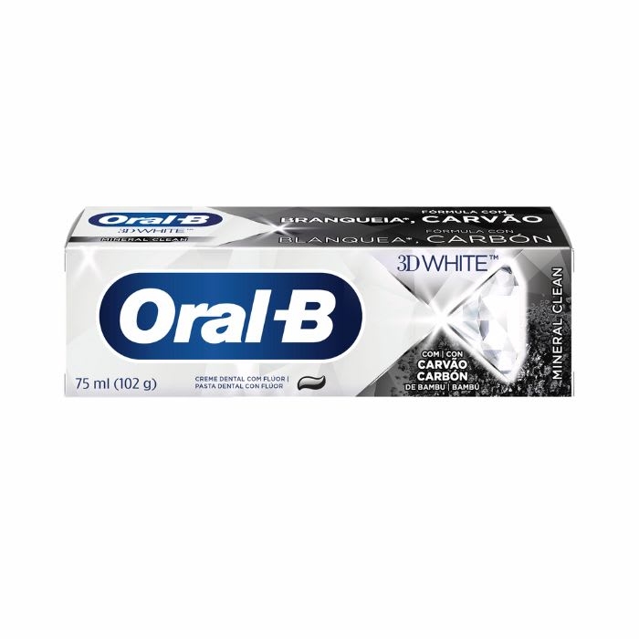 Pasta dental ORAL-B 3D WHITE formula con CARBON: imagen 1