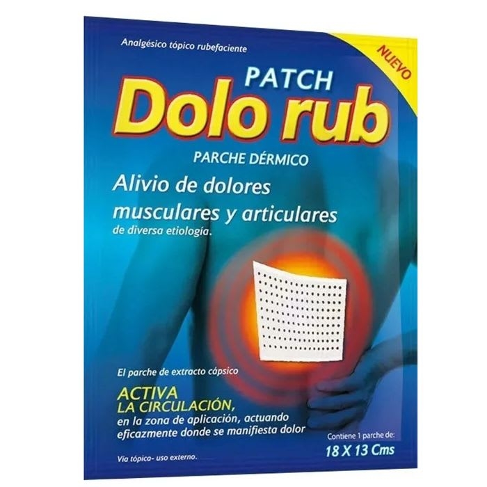 DOLORUB® Parche Dérmico Analgésico y Rubefaciente 1 parche 18x13cm: imagen 1