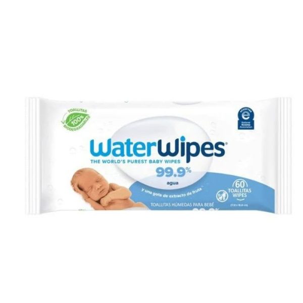 Toallitas humedas para bebe 99.9% agua WATERWIPES®