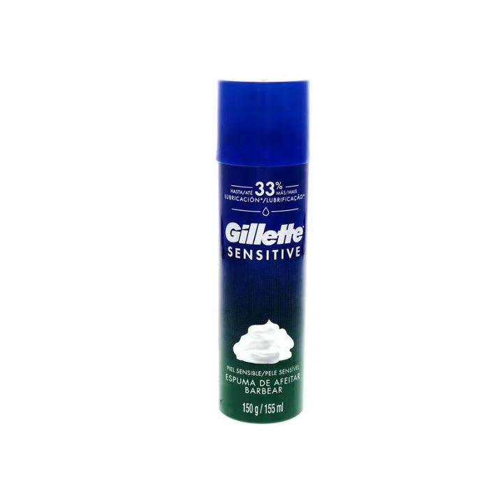 Espuma de Afeitar GILLETTE SENSITIVE 150g/155 mL: imagen 1