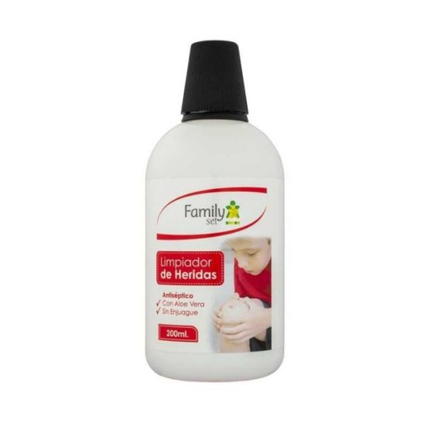 Limpiador de heridas x 200 ml. (Family Set)