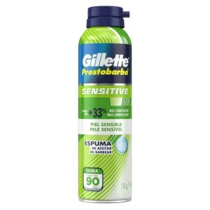 Espuma de Afeitar GILLETTE Prestobarba SENSITIVE 150g/155 mL