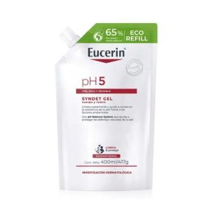 pH5 Syndet Gel Piel Seca y Sensible Recarga Eco Refill 400 mL Eucerin