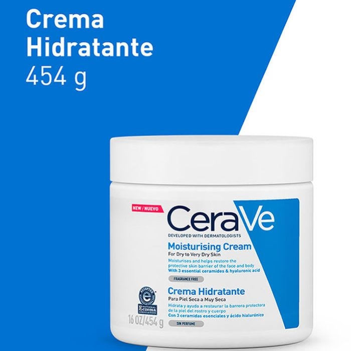 CeraVe Hidratante Crema Piel Seca 454 g: imagen 1