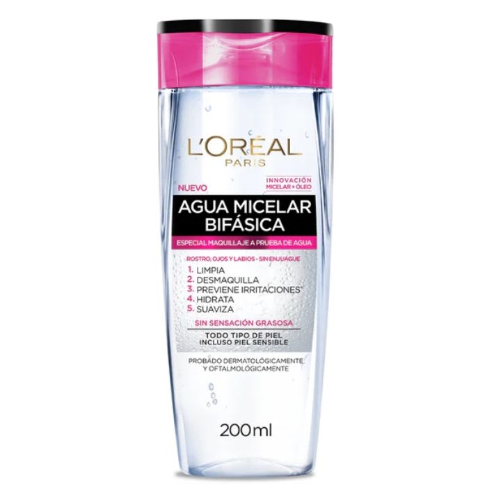 Agua Micelar Maquillaje Waterproof Hidra-Total 5 200 ml: imagen 1