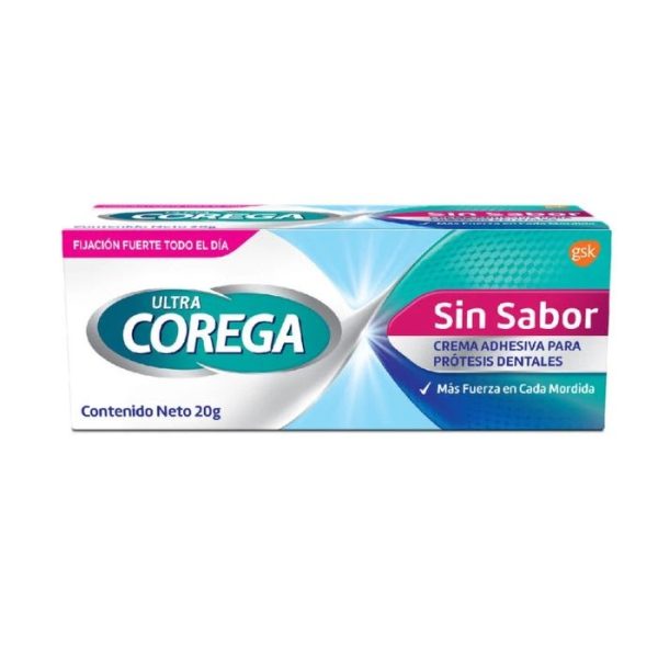 CREMA ADHESIVA PRÓTESIS DENTAL COREGA SIN SABOR 20 GR