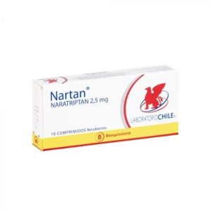 NARTAN® 2.5 mg 10 Comprimidos Recubiertos (NARATRIPTAN)