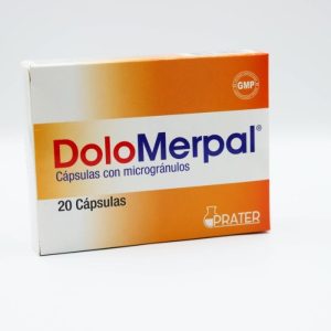 DOLOMERPAL® 20 Capsulas con Microgramos (DICLOFENACO/ VIT B1-B6-B12)