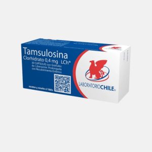 TAMSULOSINA 0.4 mg 30 Comprimidos Recubiertos de Liberación Prolongada