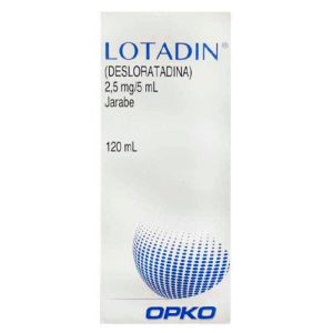 LOTADIN® 2.5mg/5mL 120mL JARABE (DESLORATADINA)