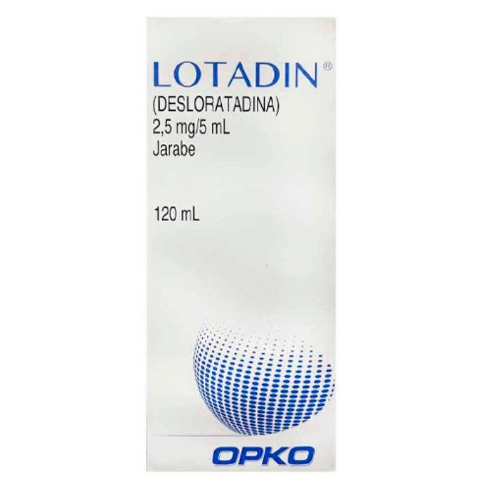 LOTADIN® 2.5mg/5mL 120mL JARABE (DESLORATADINA): imagen 1