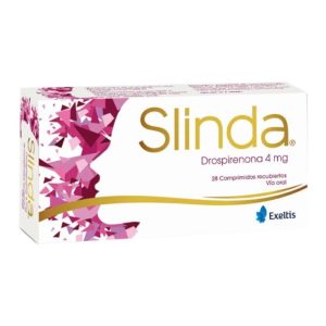 SLINDA® 4mg 28 Comprimidos Recubiertos (DROSPIRENONA)