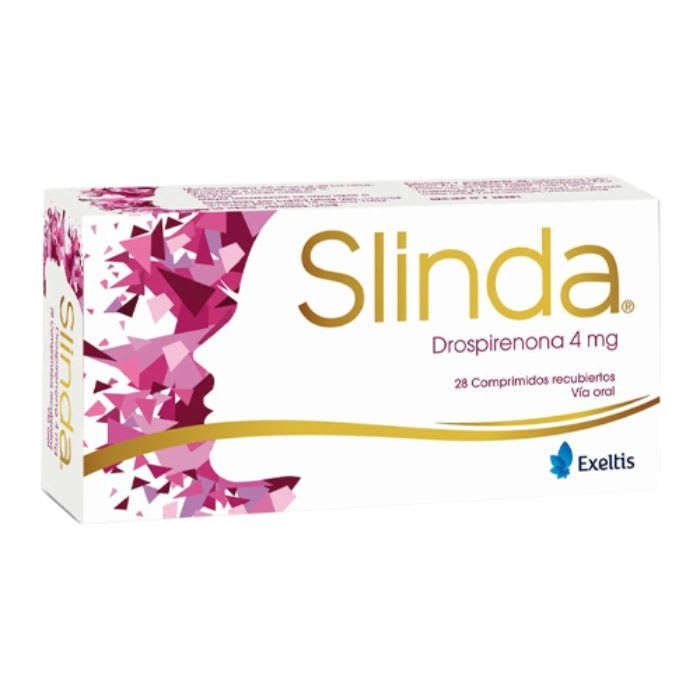 SLINDA® 4mg 28 Comprimidos Recubiertos (DROSPIRENONA): imagen 1