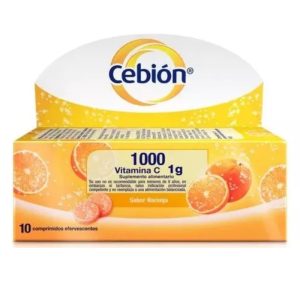 CEBION (VITAMINA C) 1 G 10 COM EFE
