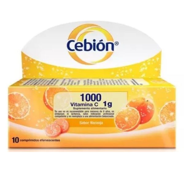 CEBION (VITAMINA C) 1 G 10 COM EFE