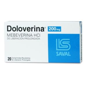 DOLOVERINA 200 mg 20 Comprimidos Recubiertos de Liberación Prolongada (MEBEVERINA)