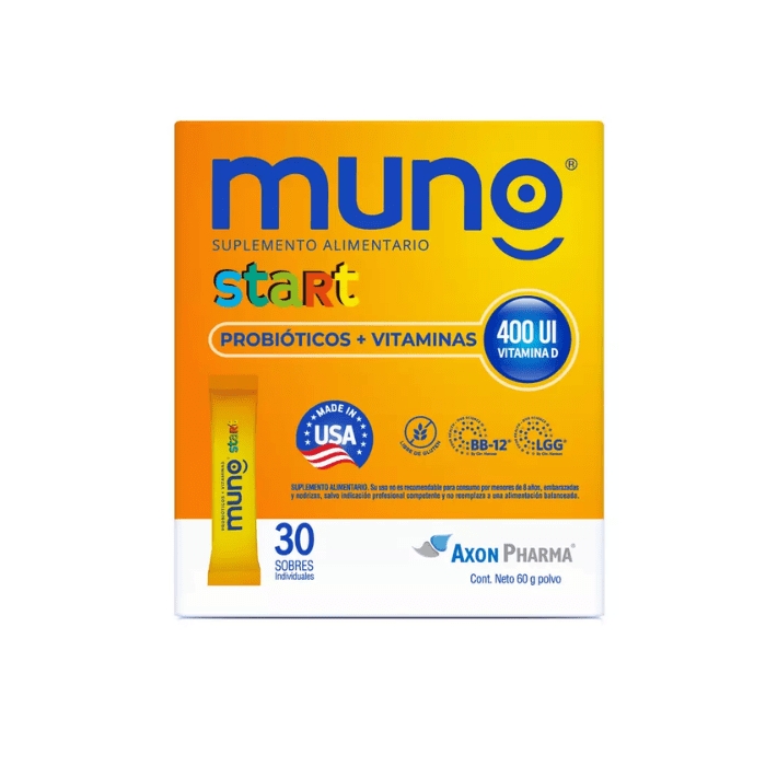MUNO 5 START 30 Sobres prebióticos + vitaminas: imagen 1