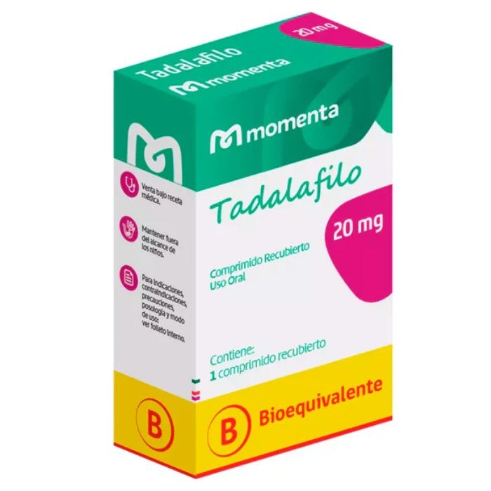 TADALAFILO 20 mg 1 Comprimido recubierto: imagen 1