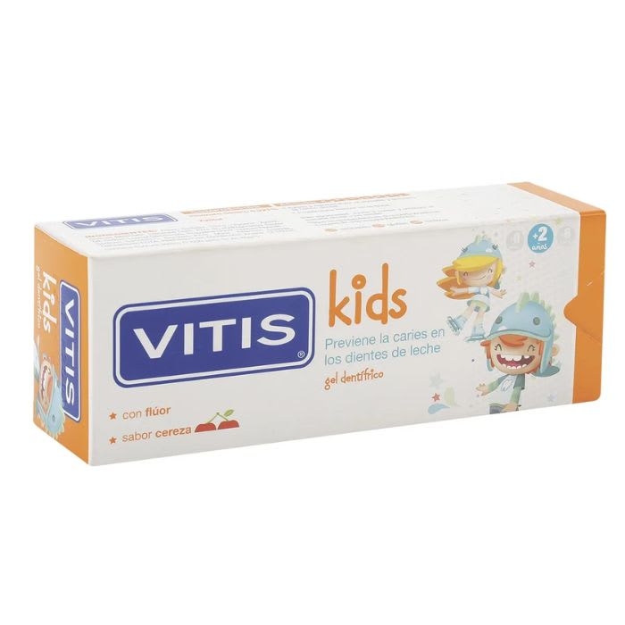 PASTA DENTAL VITIS KIDS Cereza 2+ años: imagen 1
