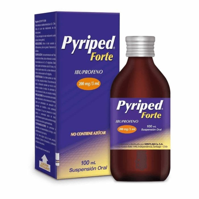 PYRIPED® FORTE 200mg/5mL 100 mL Suspensión Oral (IBUPROFENO): imagen 1