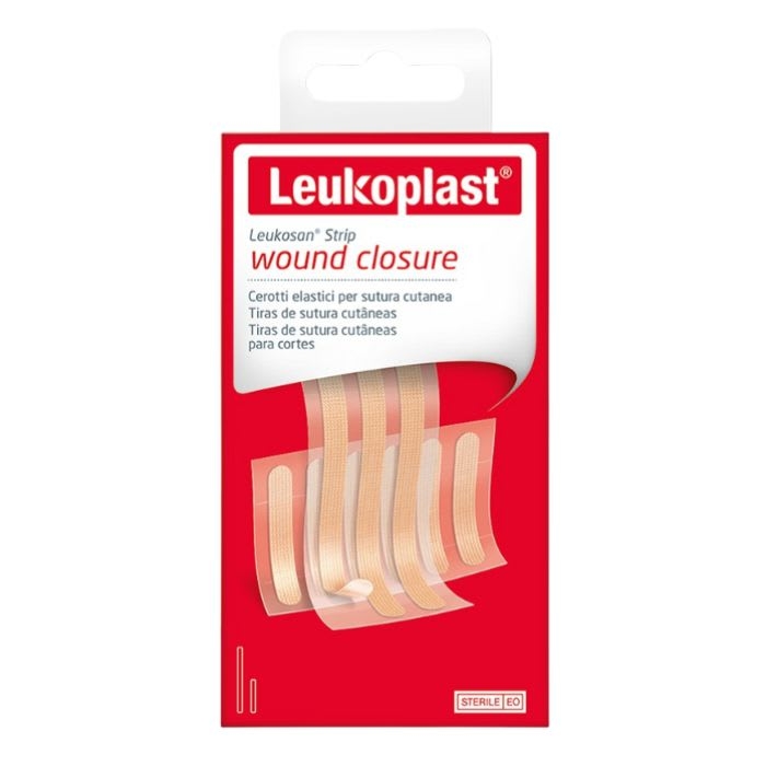 Leukosan Strip 9 Tiras de Sutura Cutánea Adhesivas Leukoplast: imagen 1