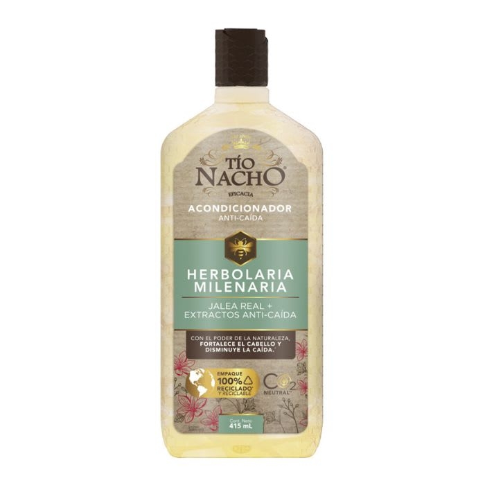 ACONDICIONADOR TIO NACHO Anti-caida HERBOLARIA MILENARIA 415 mL: imagen 1
