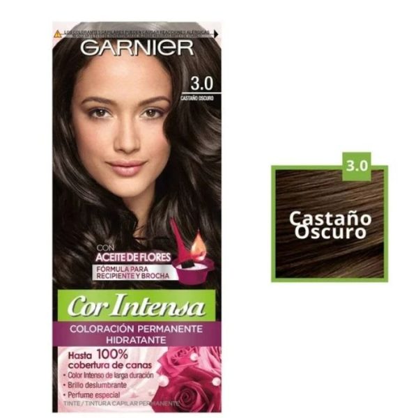 Colorante Capilar GARNIER Castaño Oscuro 3.0