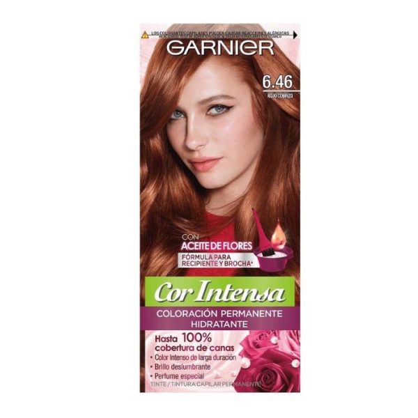Colorante Capilar GARNIER Rojo Cobrizo 4.46