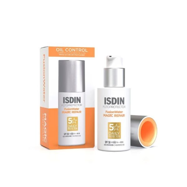 Isdin fotoprotector Fusion Water Magic Repair SPF 50 50 ml.