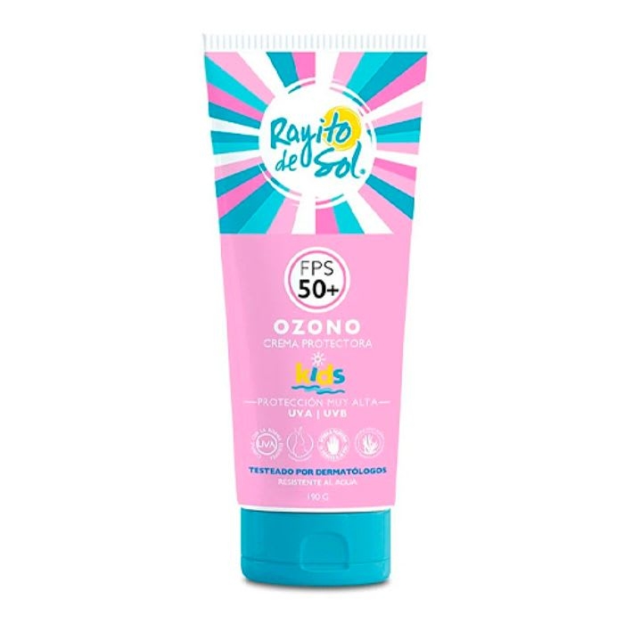 Rayito de sol ozono kids FPS50 crema x 190 gramos.: imagen 1