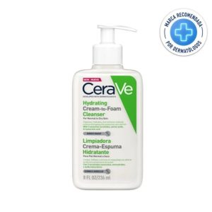 CERAVE LIMPIADORA CREMA-ESPUMA HIDRATANTE PIEL NORMAL A SECA 236ML