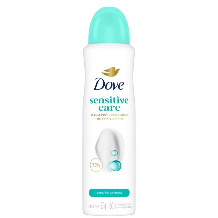 DESODORANTE SPRAY DOVE SENSITIVE 150ML: imagen 1