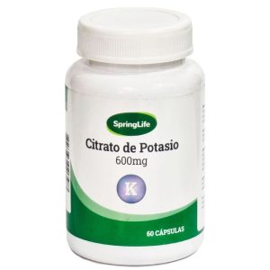 Citrato de Potasio 600 mg 60 Capsulas