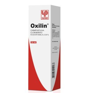 OXILIN 0.05% Solución Nasal 15mL (OXIMETAZOLINA)
