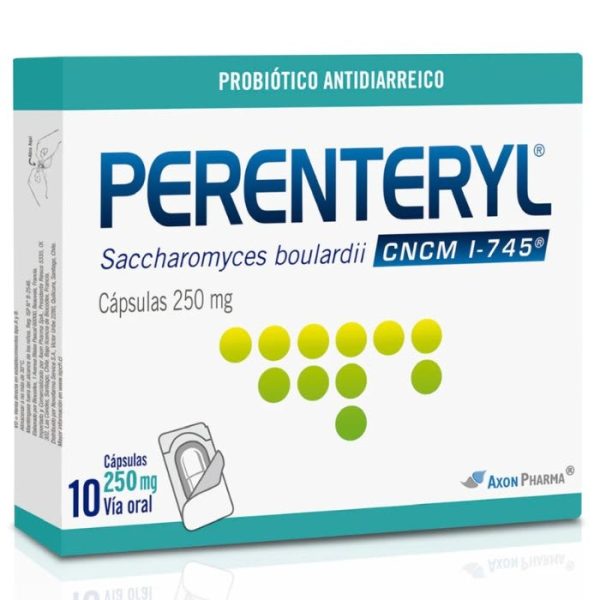PERENTERYL® 250 mg 10 Capsulas (Sacchomyces boulardii)