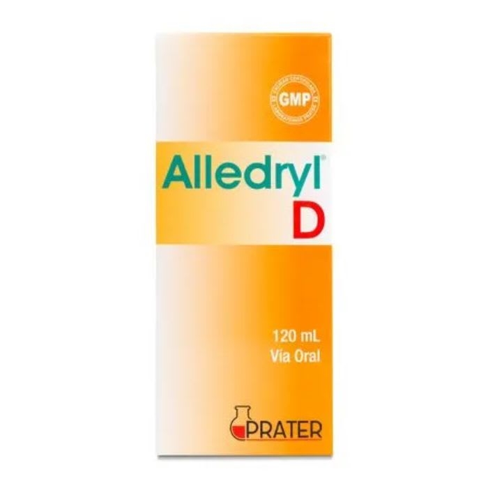 ALLEDRYL® D 2.5mg/15mg en 5mL 120mL JARABE (LORATADINA/ PSEUDOEFEDRINA): imagen 1
