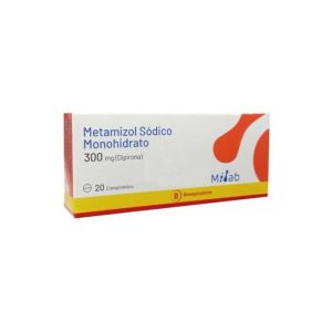METAMIZOL 300 mg 20 Comprimidos (DIPIRONA)
