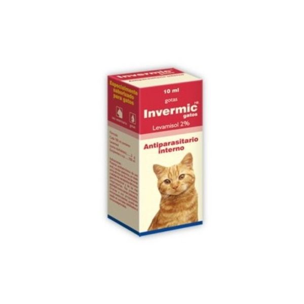 INVERMIC ANTIPARAS.  GATO LEVAMISOL